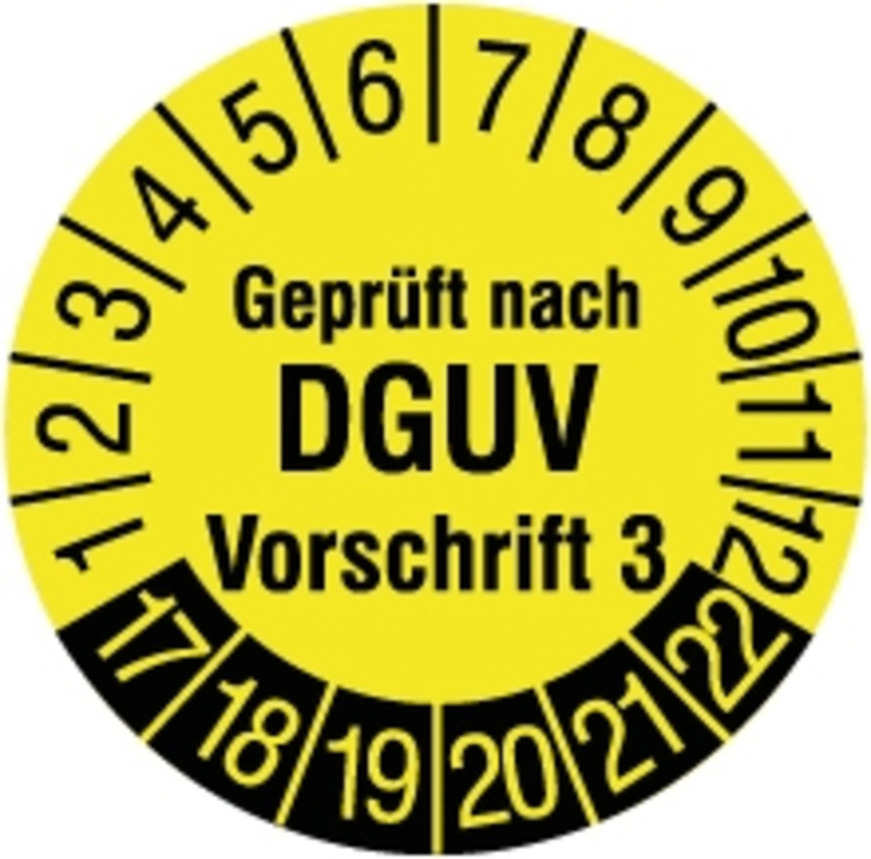 DGUV Vorschrift 3 bei Pfeiffer GmbH in Berg
