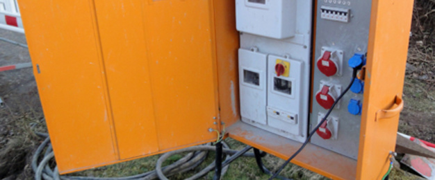 Baustrom bei Pfeiffer GmbH in Berg